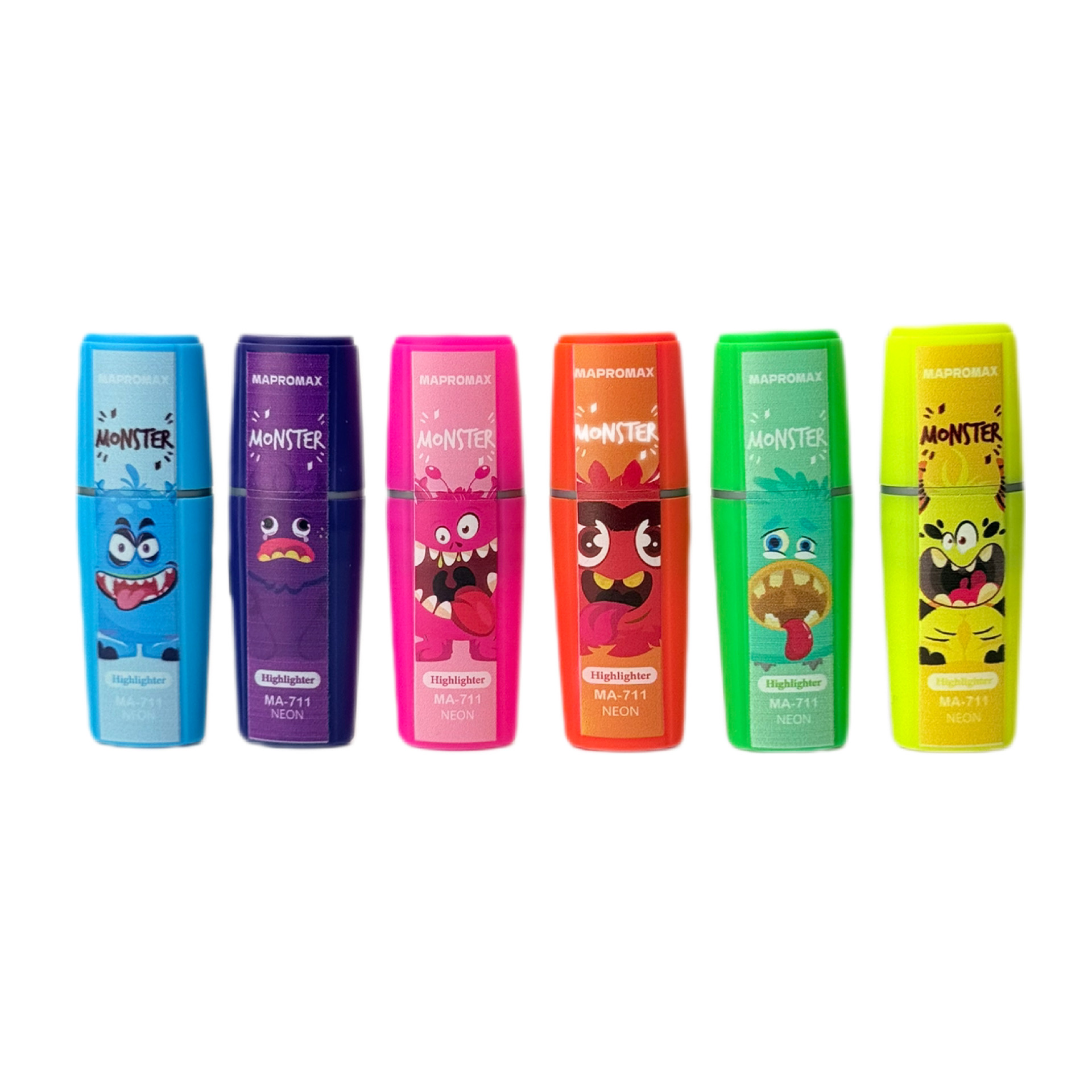 ماژیک هایلایتر شاین عطری مپرومکس بسته 6 عددی ( 711 ) 1 ماژیک هایلایتر شاین عطری مپرومکس بسته 6 عددی ( 711 )