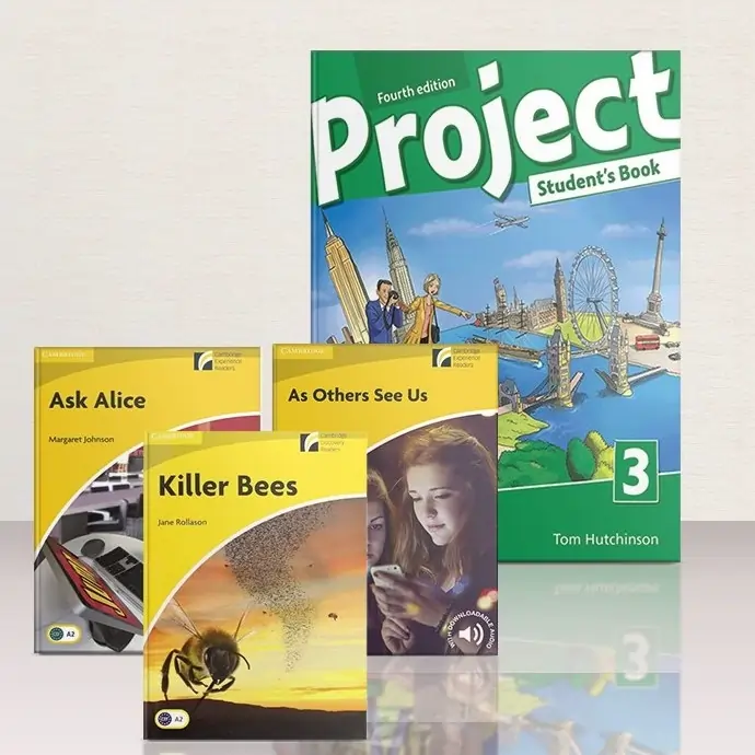 پک کامل کتاب پراجکت 3 + کتاب های داستانی سطح Teen7 تا Teen9